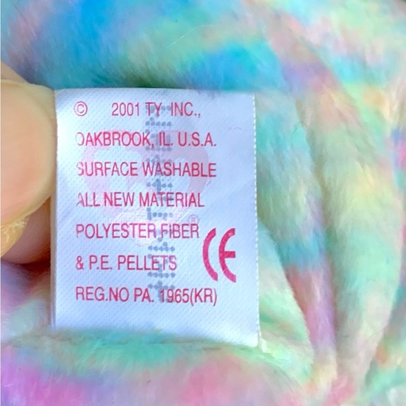 2001 4385 Celebrate Retired Teddy Bear Ty 15th Anniversary Beanie Baby - Picture 8 of 8